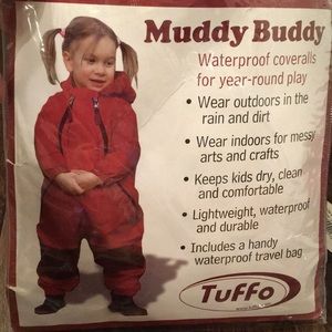 Muddy muddy suit by tuffo, size 2t. Nwt